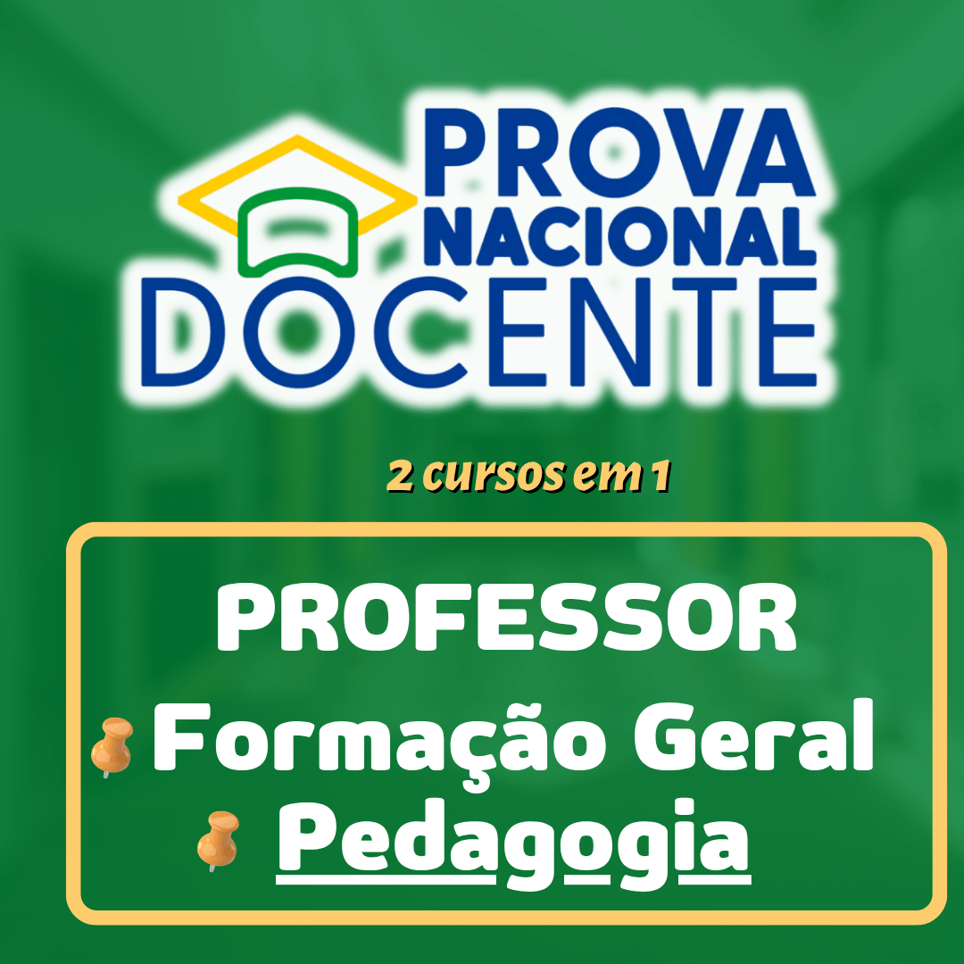 PND (Formação Geral e Pedagogica): Curso completo + Mentoria