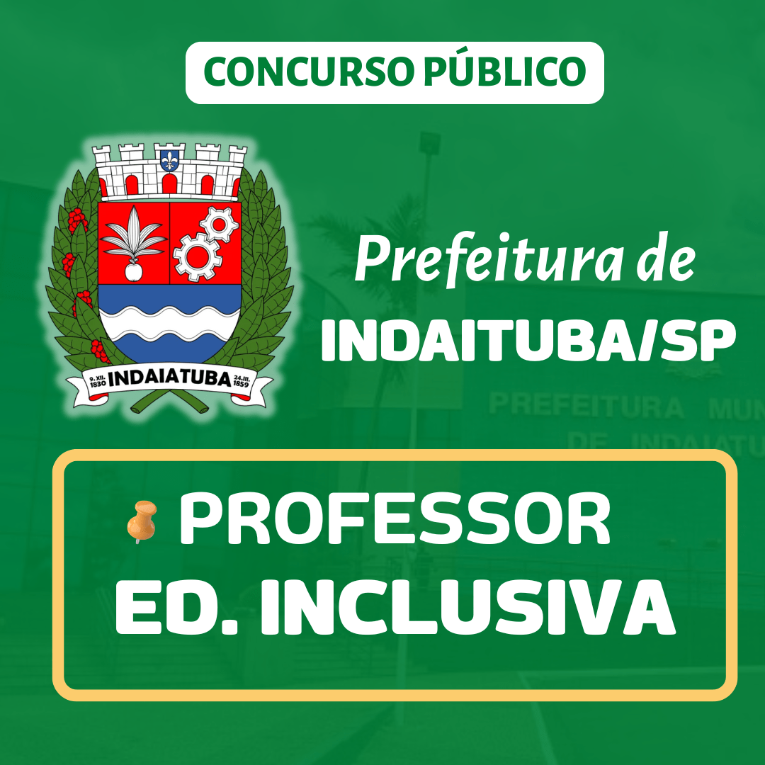 Prefeitura de Indaiatuba/SP - Professor Docente - Educacão Inclusiva