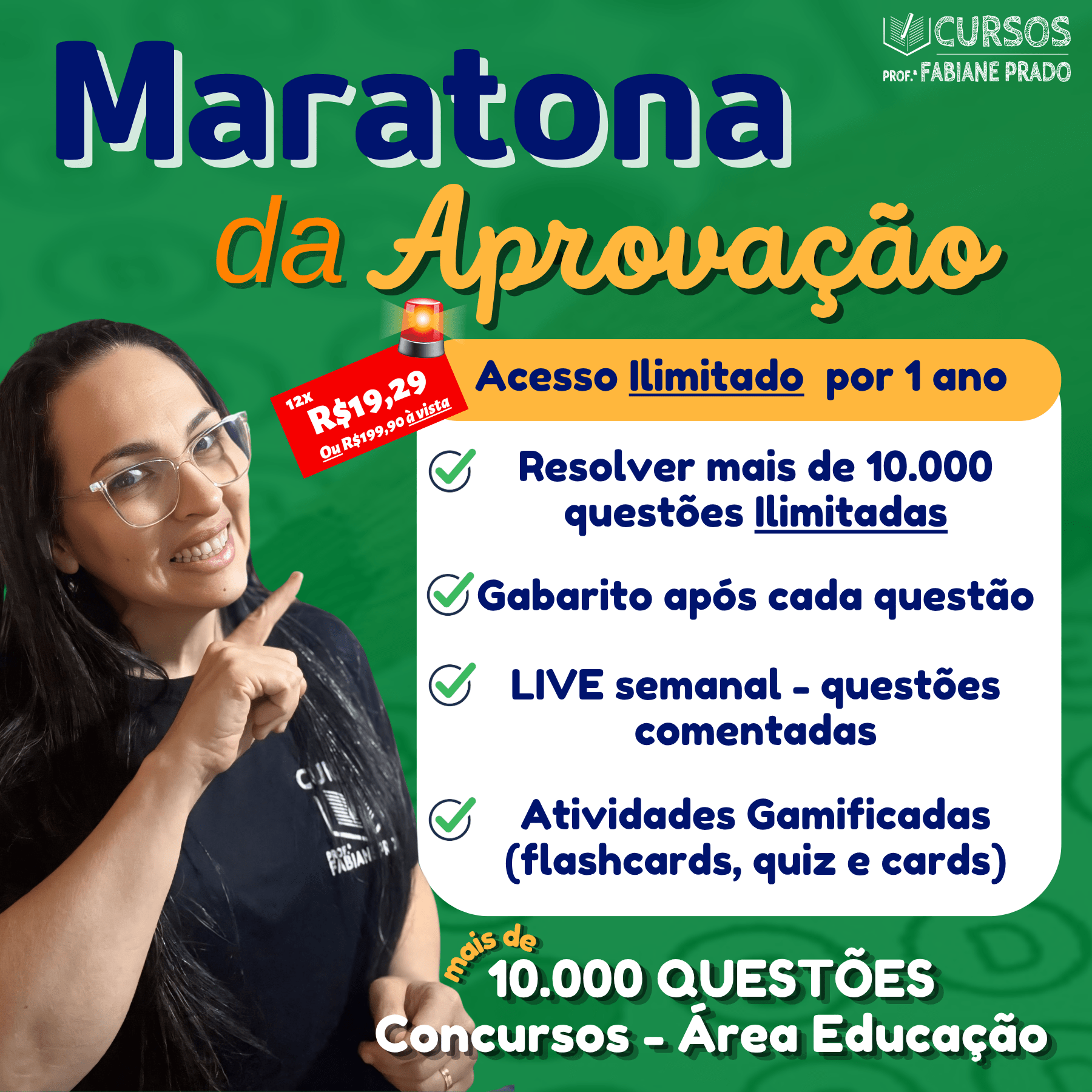 Maratona Aprovação - mais de 10.000 Questões