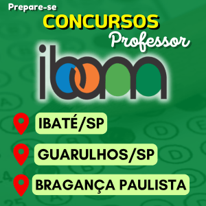 CONCURSOS - Banca IBAM  (Professor - Infantil/Anos iniciais)