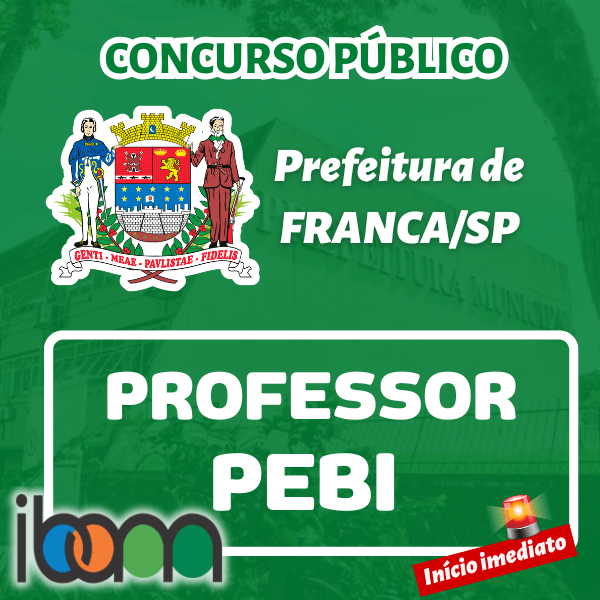 Prefeitura de FRANCA/SP  - Professor (PEBI)